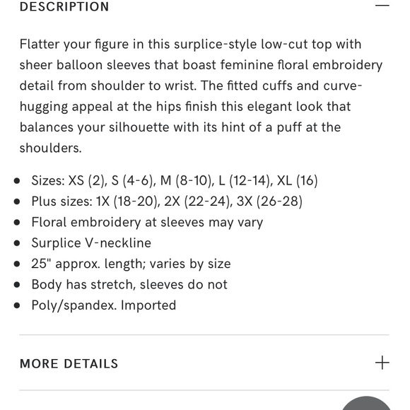 Pretty 🌸VENUS low cut top 🌸 - Picture 6 of 6